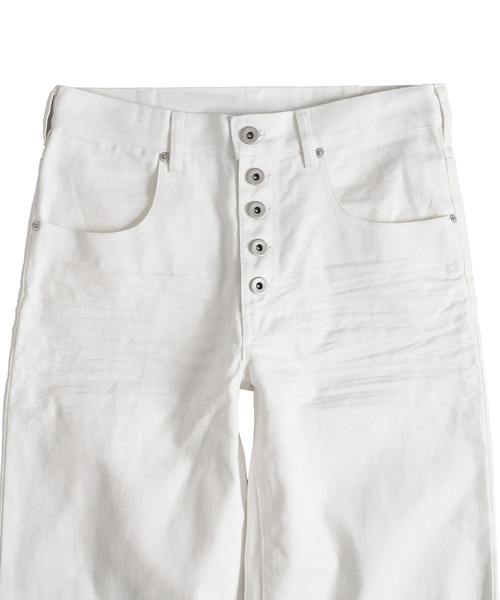 WISH FOR EVER(ウィッシュフォーエバー)の「ASSORT LINES STRAIGHT PANTS/アソートラインストレートパンツ(デニムパンツ・メンズ・ブラック/ホワイト/ライトインディゴブルー/インディゴブルー・LARGE/MEDIUM/SMALL)」の21枚目の写真