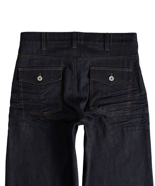 WISH FOR EVER(ウィッシュフォーエバー)の「ASSORT LINES STRAIGHT PANTS/アソートラインストレートパンツ(デニムパンツ・メンズ・ブラック/ホワイト/ライトインディゴブルー/インディゴブルー・LARGE/MEDIUM/SMALL)」の13枚目の写真