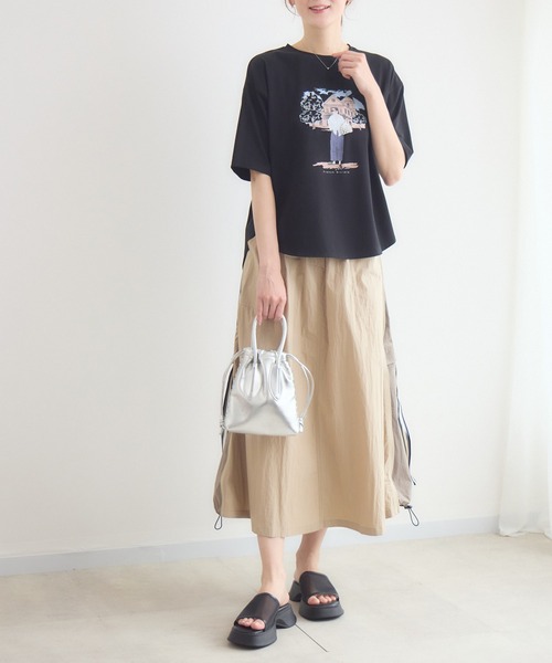 KATHARINE ROSS(キャサリンロス)の「ドールモチーフTシャツ(Tシャツ/カットソー・レディース・オフホワイト/ブラック・FREE)」の19枚目の写真