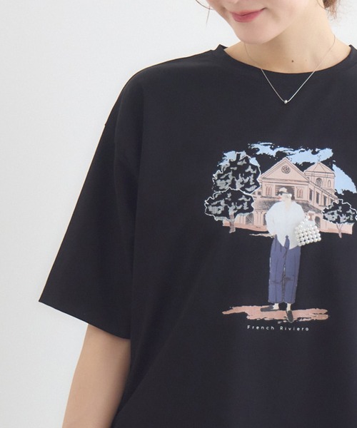 KATHARINE ROSS(キャサリンロス)の「ドールモチーフTシャツ(Tシャツ/カットソー・レディース・オフホワイト/ブラック・FREE)」の16枚目の写真