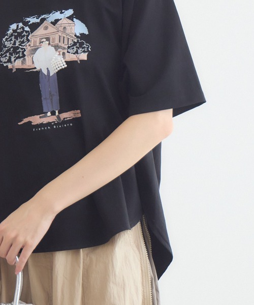 KATHARINE ROSS(キャサリンロス)の「ドールモチーフTシャツ(Tシャツ/カットソー・レディース・オフホワイト/ブラック・FREE)」の17枚目の写真