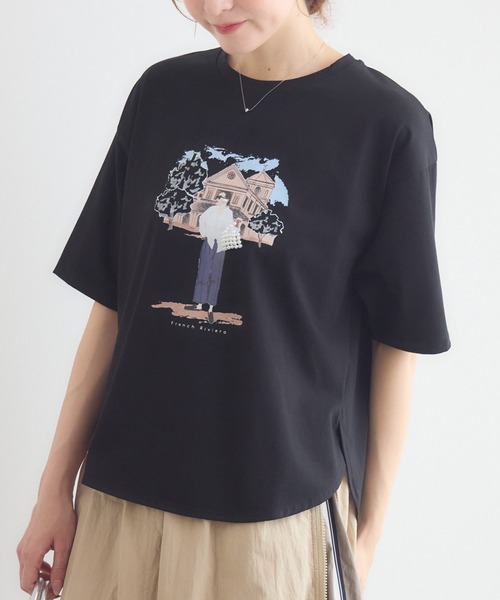 KATHARINE ROSS(キャサリンロス)の「ドールモチーフTシャツ(Tシャツ/カットソー・レディース・オフホワイト/ブラック・FREE)」の14枚目の写真