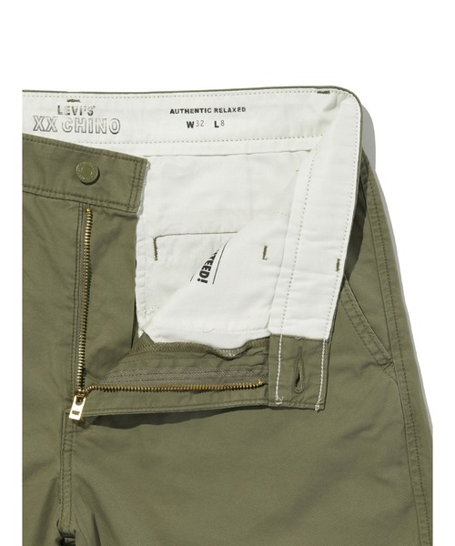 Levi's（リーバイス）の「Levi's/リーバイス XX CHINO オーセンティック ショートパンツ カーキ（チノパンツ・メンズ・グリーン・34inch/32inch/30inch）」の9枚目の写真