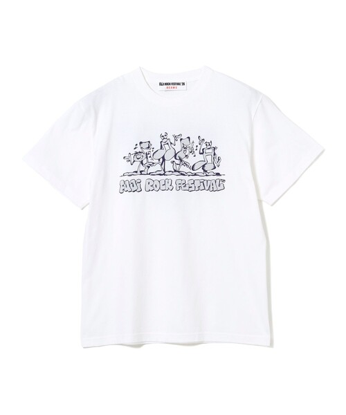 Ray BEAMS（レイビームス）の「〈WOMEN〉FUJI ROCK FESTIVAL'26 / Elijah Anderson / Note Dance TEE（Tシャツ/カットソー・レディース・ホワイト・SMALL）」の2枚目の写真
