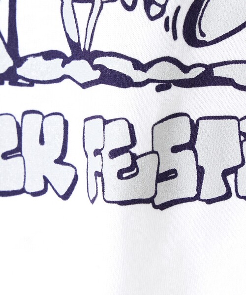 Ray BEAMS（レイビームス）の「〈WOMEN〉FUJI ROCK FESTIVAL'26 / Elijah Anderson / Note Dance TEE（Tシャツ/カットソー・レディース・ホワイト・SMALL）」の4枚目の写真