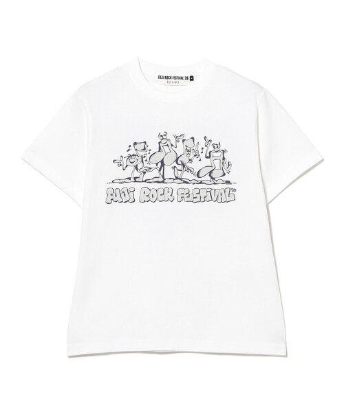 Ray BEAMS（レイビームス）の「〈WOMEN〉FUJI ROCK FESTIVAL'26 / Elijah Anderson / Note Dance TEE（Tシャツ/カットソー・レディース・ホワイト・SMALL）」の6枚目の写真