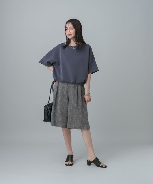 GLOBAL WORK(グローバルワーク)の「MATINEE LINE/フィブリルゆるプルオーバー半袖/678447(Tシャツ/カットソー・レディース・カーキ/チャコールグレー/ネイビー・LARGE/MEDIUM)」の16枚目の写真