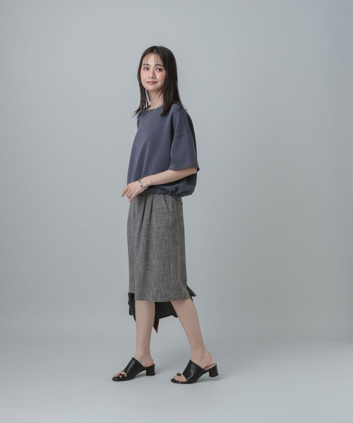 GLOBAL WORK(グローバルワーク)の「MATINEE LINE/フィブリルゆるプルオーバー半袖/678447(Tシャツ/カットソー・レディース・カーキ/チャコールグレー/ネイビー・LARGE/MEDIUM)」の18枚目の写真
