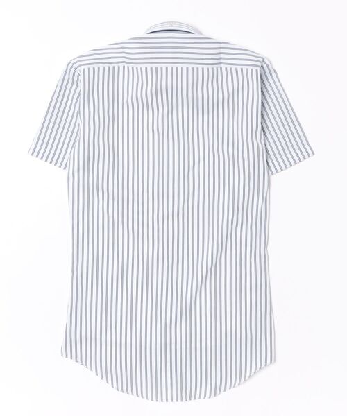 TOKYO SHIRTS(トウキョウシャツ)の「【Layered Cool】【吸水速乾】 形態安定ノンアイロン ボタンダウン 半袖ビジネスワイシャツ(ビジネスシャツ・メンズ・ブルー・首回り39cm/首回り41cm/首回り42cm/首回り43cm/首回り37cm)」の6枚目の写真
