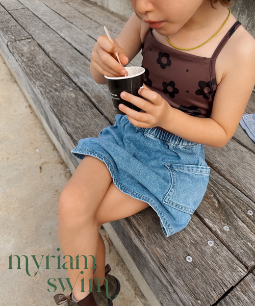 IENA ENFANT(イエナアンファン)の「【myriam swim/ミリアムスイム】 Mini One Piece(水着・キッズ・ブラウン・SMALL/X-SMALL/LARGE/MEDIUM)」の11枚目の写真