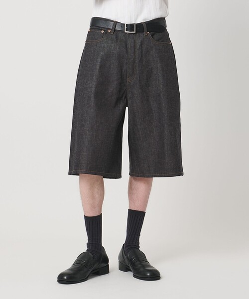 MONKEY TIME(モンキータイム)の「デニム シンチバック バギー ショーツ(デニムパンツ・メンズ・ネイビー・XL/L/M/S)」の10枚目の写真