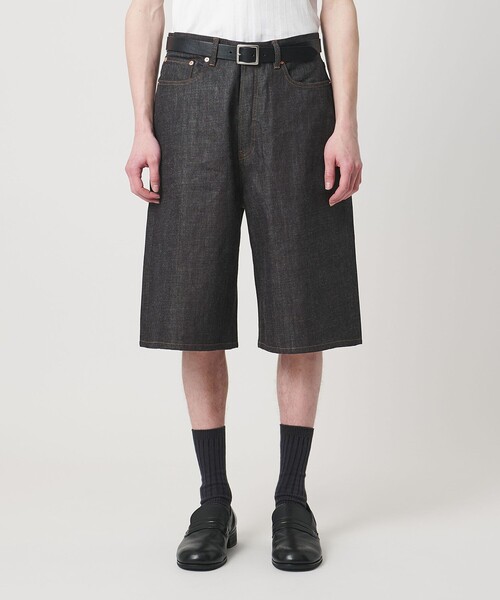 MONKEY TIME(モンキータイム)の「デニム シンチバック バギー ショーツ(デニムパンツ・メンズ・ネイビー・XL/L/M/S)」の13枚目の写真