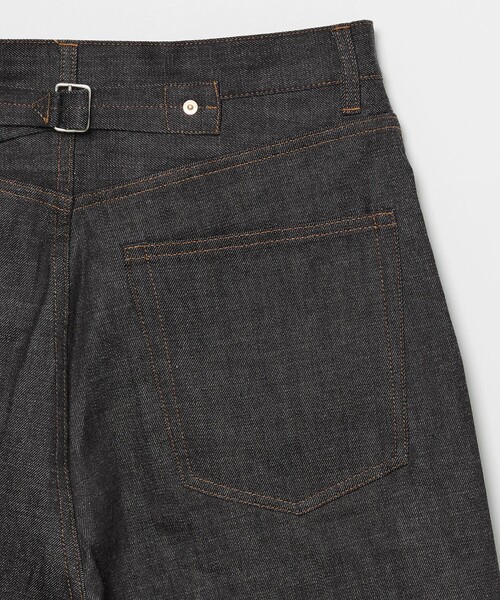MONKEY TIME(モンキータイム)の「デニム シンチバック バギー ショーツ(デニムパンツ・メンズ・ネイビー・XL/L/M/S)」の2枚目の写真