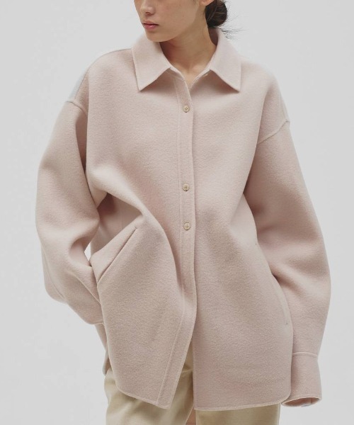 TODAYFUL(トゥデイフル)の「【TODAYFUL/トゥデイフル】Wool Shirts Jacket/ウールシャツジャケット(その他アウター・レディース・ベビーピンク/ブルー系その他/チャコールグレー/セージグリーン/ブラック・36/38)」の1枚目の写真