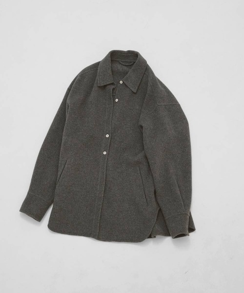 TODAYFUL(トゥデイフル)の「【TODAYFUL/トゥデイフル】Wool Shirts Jacket/ウールシャツジャケット(その他アウター・レディース・ベビーピンク/ブルー系その他/チャコールグレー/セージグリーン/ブラック・36/38)」の8枚目の写真