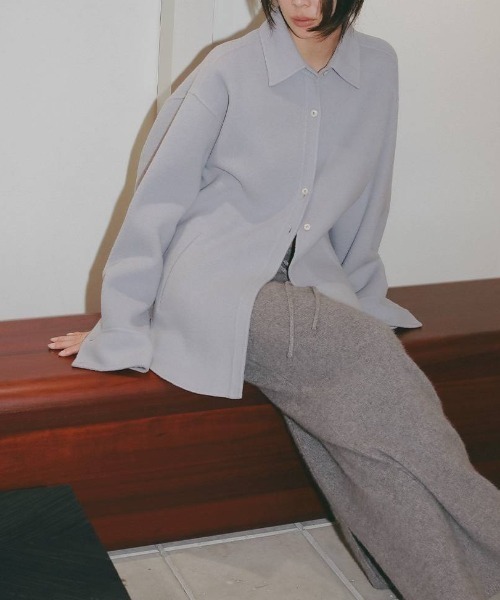 TODAYFUL(トゥデイフル)の「【TODAYFUL/トゥデイフル】Wool Shirts Jacket/ウールシャツジャケット(その他アウター・レディース・ベビーピンク/ブルー系その他/チャコールグレー/セージグリーン/ブラック・36/38)」の14枚目の写真