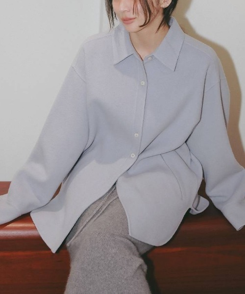 TODAYFUL(トゥデイフル)の「【TODAYFUL/トゥデイフル】Wool Shirts Jacket/ウールシャツジャケット(その他アウター・レディース・ベビーピンク/ブルー系その他/チャコールグレー/セージグリーン/ブラック・36/38)」の13枚目の写真