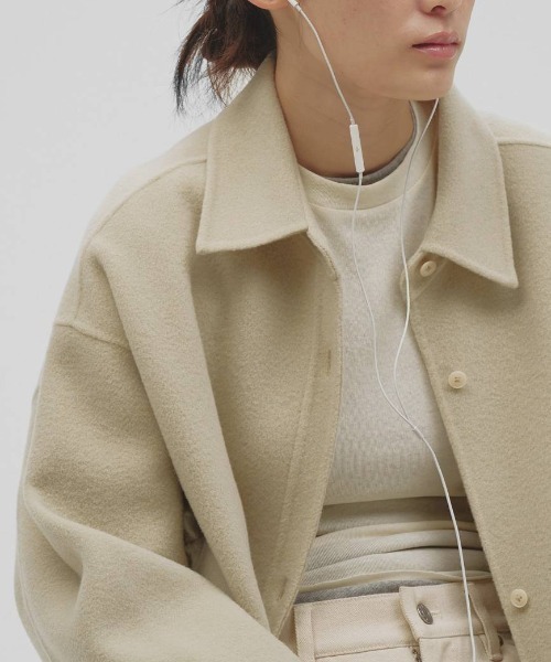 TODAYFUL(トゥデイフル)の「【TODAYFUL/トゥデイフル】Wool Shirts Jacket/ウールシャツジャケット(その他アウター・レディース・ベビーピンク/ブルー系その他/チャコールグレー/セージグリーン/ブラック・36/38)」の9枚目の写真