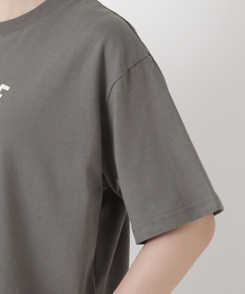 one'sterrace（ワンズテラス）の「コットン ワイドプリント Tシャツ B（Tシャツ/カットソー・レディース・ブルー系その他7/アイボリー系8/ブラウン系8・02）」の12枚目の写真