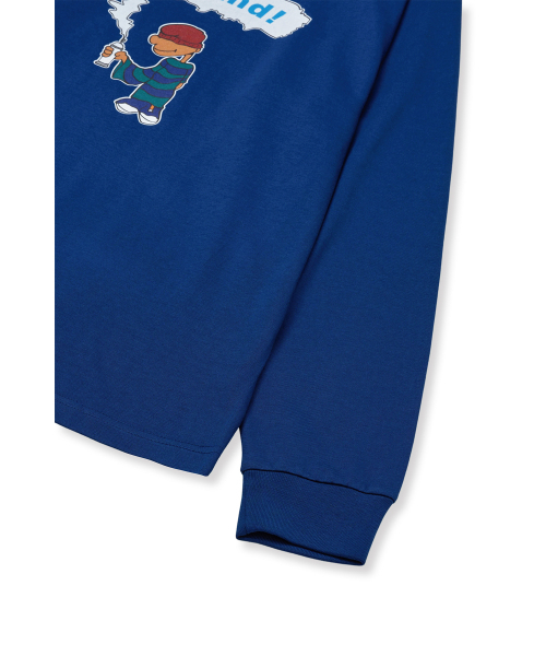 THE SCOT WRECK(ザ スコットレック)の「Im blind L/S TEE(Tシャツ/カットソー・メンズ・ブルー・LARGE/X-LARGE/MEDIUM)」の3枚目の写真
