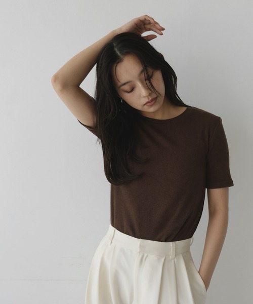 hellam(へラム)の「マルチウェイビスチェセットTシャツ(Tシャツ/カットソー・レディース・ブラウン/ブラック/カーキ・FREE)」の20枚目の写真