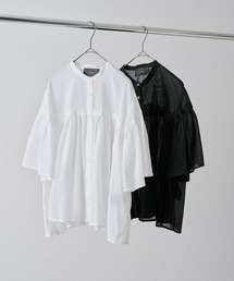 c/est（シーエ）の「【 c/est / シーエ 】 PANSY / ショートスリーブタックブラウス　2626007　API（シャツ/ブラウス）」