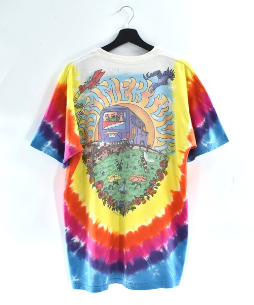 LIQUID BLUE（リキッドブルー）の「【USED】LIQUID BLUE “Grateful Dead/デッドベア” タイダイ バンドTシャツ（Tシャツ/カットソー・メンズ・マルチ・LARGE）」の9枚目の写真
