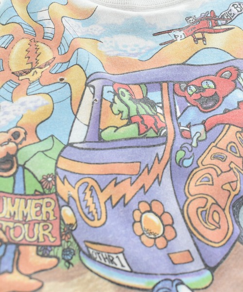 LIQUID BLUE（リキッドブルー）の「【USED】LIQUID BLUE “Grateful Dead/デッドベア” タイダイ バンドTシャツ（Tシャツ/カットソー・メンズ・マルチ・LARGE）」の5枚目の写真