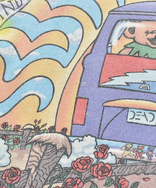 LIQUID BLUE（リキッドブルー）の「【USED】LIQUID BLUE “Grateful Dead/デッドベア” タイダイ バンドTシャツ（Tシャツ/カットソー・メンズ・マルチ・LARGE）」の11枚目の写真