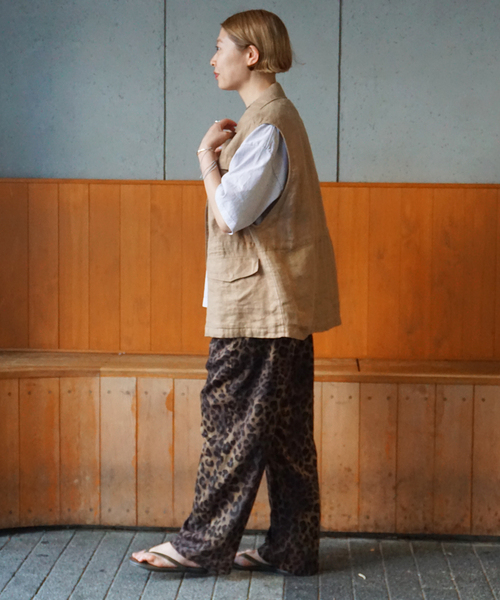 JOURNAL STANDARD LUXE(ジャーナルスタンダード ラックス)の「レオパローン イージーテーパーパンツ(その他パンツ・レディース・ブラウン・FREE)」の5枚目の写真
