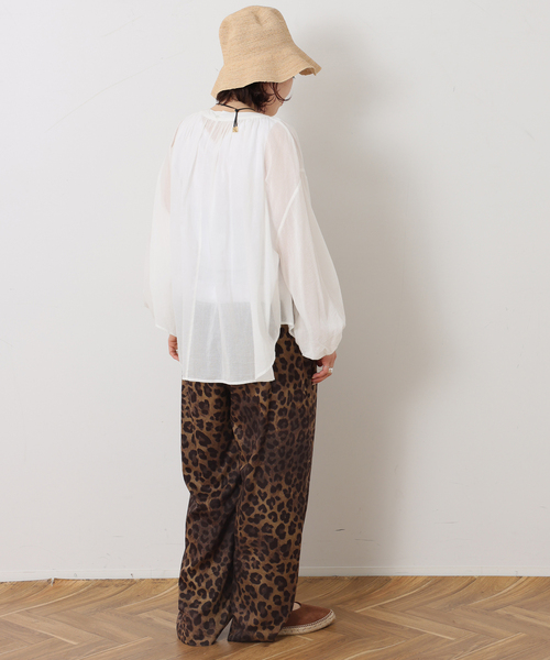 JOURNAL STANDARD LUXE(ジャーナルスタンダード ラックス)の「レオパローン イージーテーパーパンツ(その他パンツ・レディース・ブラウン・FREE)」の9枚目の写真