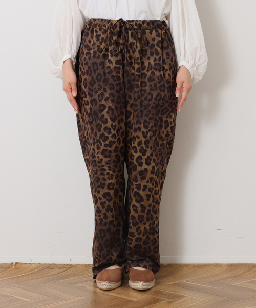 JOURNAL STANDARD LUXE(ジャーナルスタンダード ラックス)の「レオパローン イージーテーパーパンツ(その他パンツ・レディース・ブラウン・FREE)」の10枚目の写真