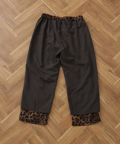 JOURNAL STANDARD LUXE(ジャーナルスタンダード ラックス)の「レオパローン イージーテーパーパンツ(その他パンツ・レディース・ブラウン・FREE)」の19枚目の写真
