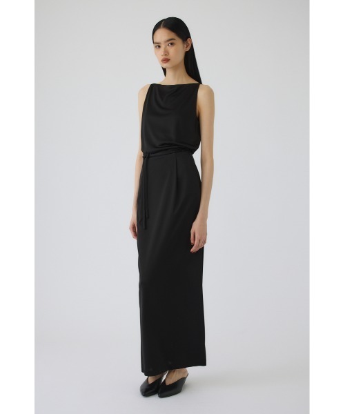 RIM.ARK（リムアーク）の「Triacetate satin tops(トリアセテートサテントップス)（タンクトップ・レディース・ブラウン/ネイビー/ブラック・FREE）」の22枚目の写真