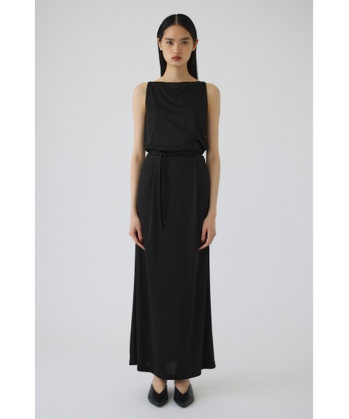 RIM.ARK（リムアーク）の「Triacetate satin tops(トリアセテートサテントップス)（タンクトップ・レディース・ブラウン/ネイビー/ブラック・FREE）」の20枚目の写真