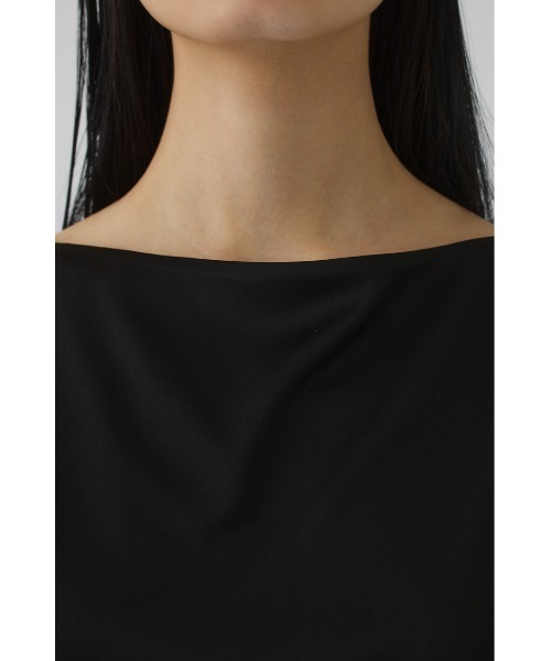 RIM.ARK（リムアーク）の「Triacetate satin tops(トリアセテートサテントップス)（タンクトップ・レディース・ブラウン/ネイビー/ブラック・FREE）」の10枚目の写真