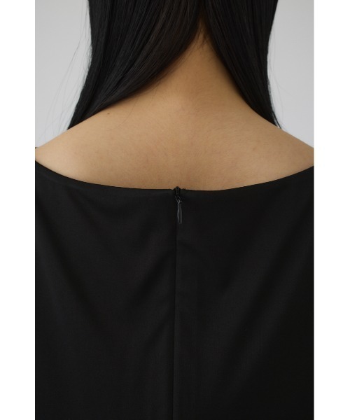 RIM.ARK（リムアーク）の「Triacetate satin tops(トリアセテートサテントップス)（タンクトップ・レディース・ブラウン/ネイビー/ブラック・FREE）」の8枚目の写真