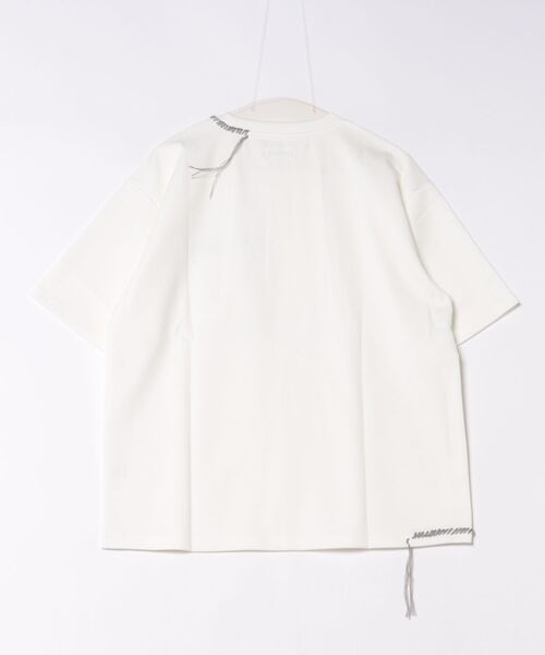ARCHIVER（アーカイバ）の「●ATELANE●ストレッチポンチ フラワープリント、ハンドステッチ、S/S Tee（Tシャツ/カットソー・メンズ・ホワイト系・MEDIUM）」の2枚目の写真