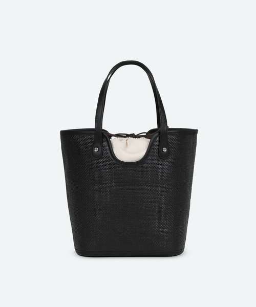 q bag paris(キューバッグパリ)の「basket oeuf petit バスケット プチウフ かごバッグ(かごバッグ・レディース・ブラウン/ブラック・FREE)」の3枚目の写真