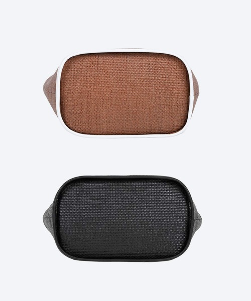 q bag paris(キューバッグパリ)の「basket oeuf petit バスケット プチウフ かごバッグ(かごバッグ・レディース・ブラウン/ブラック・FREE)」の7枚目の写真