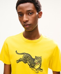 GOTS KENZO JUMPING TIGER PLACED SLIM T-SHIRT