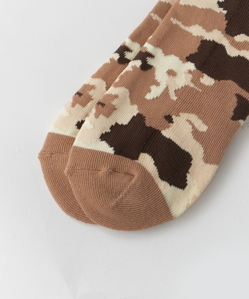AVIREX(アヴィレックス)の「AVIREX/アビレックス AX Camouflage 3P Socks カモフラージュ 3足組 ソックス 靴下 迷彩柄 サイドプリント クルー丈ソックス 3足セット メンズ 秋 秋服 2026年秋冬(ソックス/靴下・メンズ・カモフラージュ・25-27)」の17枚目の写真