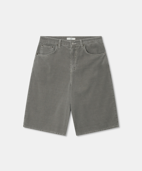 THEENDQUESTION(ジエンドクエスチョン)の「Washing corduroy half pants / LIGHT KHAKI(その他パンツ・レディース・その他・1/2)」の1枚目の写真