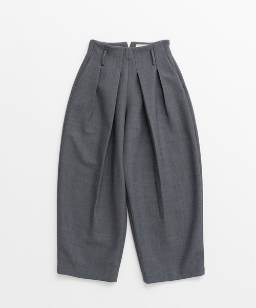 PRANK PROJECT(プランクプロジェクト)の「【2026Autumn Pre-Order】フォルムコクーンパンツ / Form Cocoon Pants(スラックス・レディース・グレー/ブラック/モカ・38/36)」の8枚目の写真