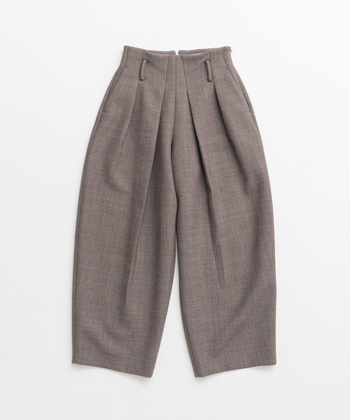 PRANK PROJECT(プランクプロジェクト)の「【2026Autumn Pre-Order】フォルムコクーンパンツ / Form Cocoon Pants(スラックス・レディース・グレー/ブラック/モカ・38/36)」の9枚目の写真