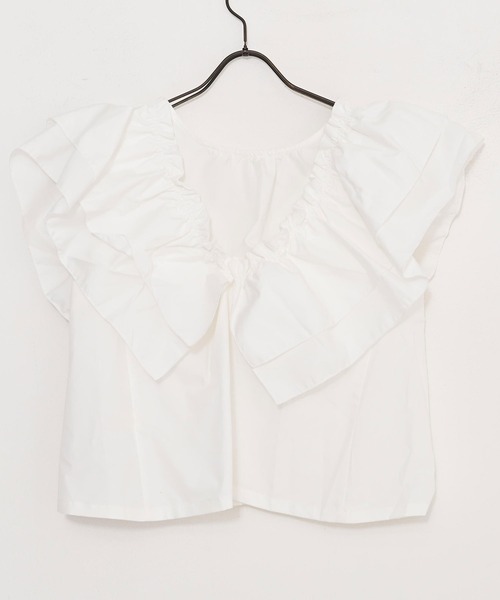 Dita Muaj.(ディータムアージュ)の「ブロードマルチフリルトップス(その他トップス・レディース・ブラック/ブラウン/OFF WHT・FREE)」の6枚目の写真