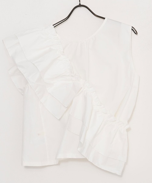 Dita Muaj.(ディータムアージュ)の「ブロードマルチフリルトップス(その他トップス・レディース・ブラック/ブラウン/OFF WHT・FREE)」の8枚目の写真