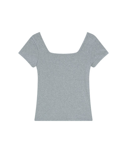 ASON(アズオン)の「SQUARE LINE TEE / GRAY(Tシャツ/カットソー・レディース・その他・FREE)」の3枚目の写真