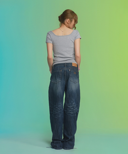 ASON(アズオン)の「SQUARE LINE TEE / GRAY(Tシャツ/カットソー・レディース・その他・FREE)」の11枚目の写真