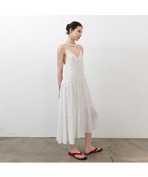 HALTER STRING SHIRRING MAXI DRESS (OP-6341)